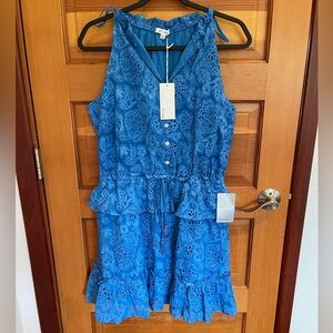 CLOSET CLOSEOUT SALE - Eyelet Sleeveless Dress - NWT